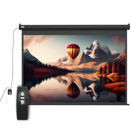 Ecran proiector de 100 inchi, 4:3, 203x152 cm, negru