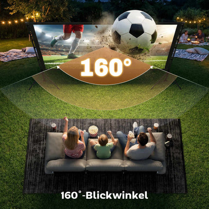 Ecran de proiector de 100" cu suport, 4K/8K, raport 16:9