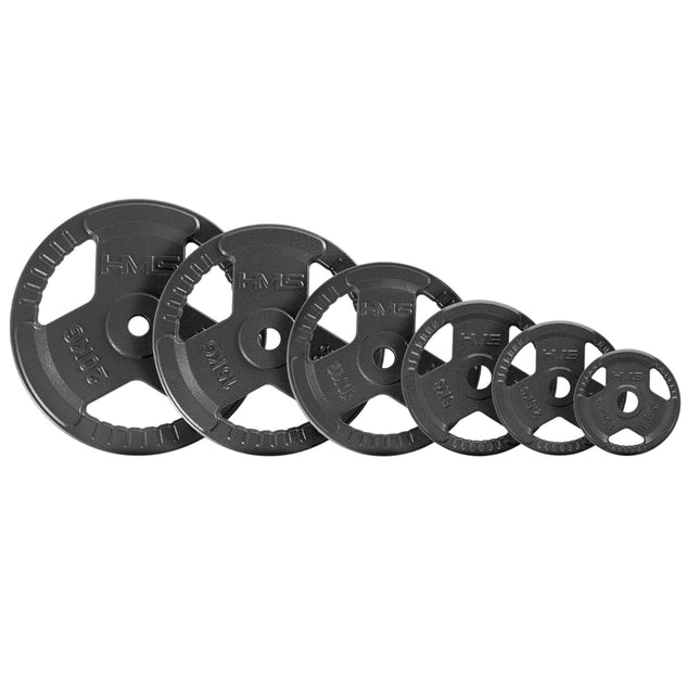 Disc de greutăți din fontă de 10 kg, mânere ergonomice