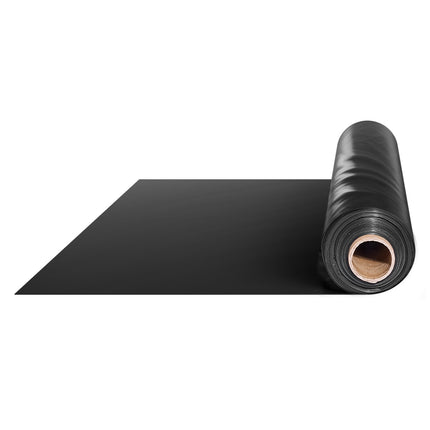 10 Mil Black Plastic Sheeting Roll, 10 Ft x 100 Ft
