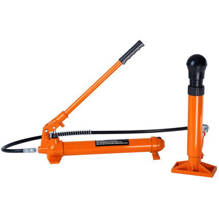 10 Ton Porta Power Hydraulic Jack Kit, 4.6 ft Hose
