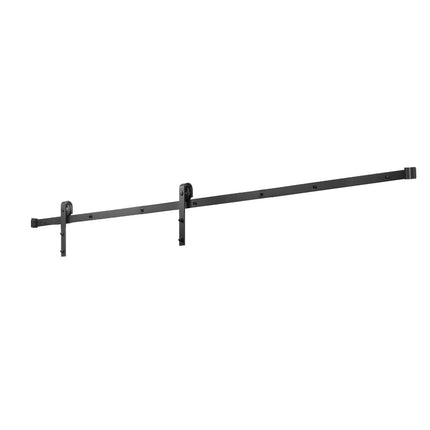 10ft Sliding Barn Door Hardware Kit, 330 lb Capacity, Black