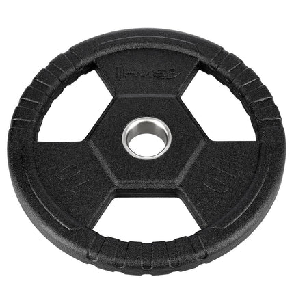 Placă neagră de greutate olimpică de 10 kg