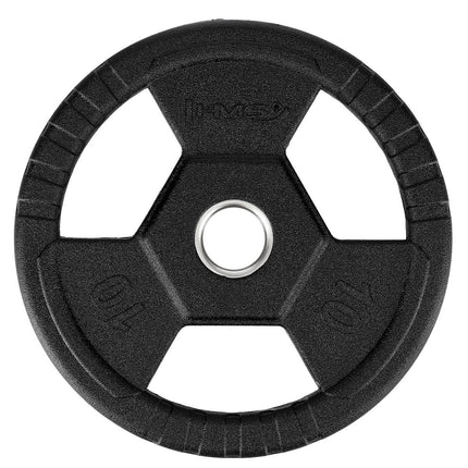 Placă neagră de greutate olimpică de 10 kg
