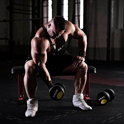10 kg Rubber Dumbbell – Home Gym Equipment