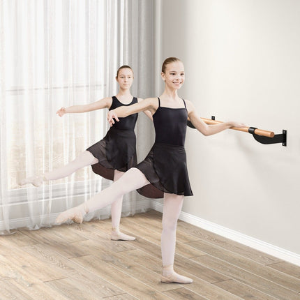 120cm Long Dance Bar Wall Mounted Ballet Bar Ballet Equipment Fixed Height Fitness Bar