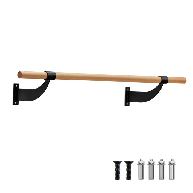 Bar de dans lung de 120 cm Bar de balet montat pe perete Echipament de balet Bar de fitness cu inaltime fixa