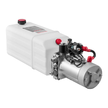 12V Hydraulic Power Unit, 6L Reservoir, Single-Acting