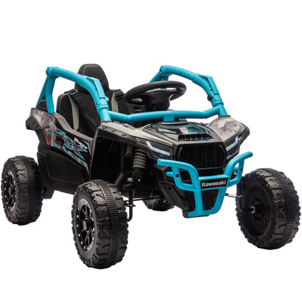 Vehicul electric off-road de 12V pentru copii, telecomandă, LED, albastru