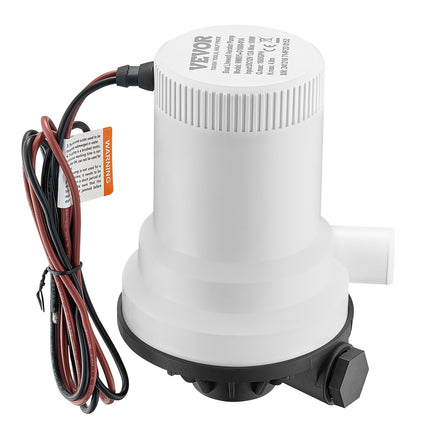 12V Livewell Aerator Pump, 1600 GPH, Dual Inlet