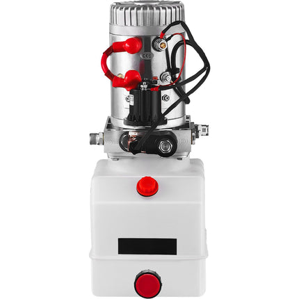 12V Single-Acting Hydraulic Power Unit, 4-Qt Tank, 15Ft Remote
