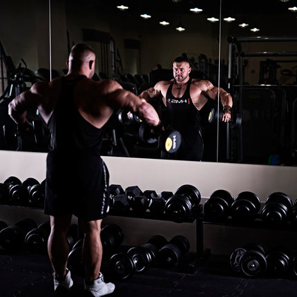 12 kg Rubber Dumbbell – Home Gym Equipment