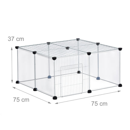 Dulap de sine stătător din 12 piese Transparent