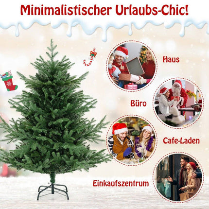 Pom de Crăciun artificial de 135 cm cu 160 de lumini LED