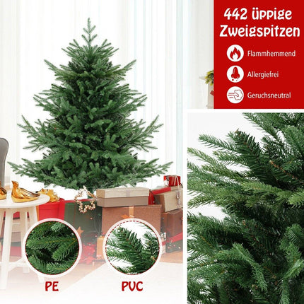 Pom de Crăciun artificial de 135 cm cu 160 de lumini LED