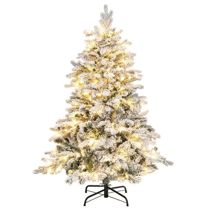 Brad de Crăciun artificial de 135 cm cu lumini LED