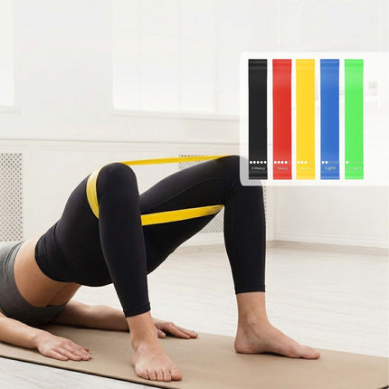 Set Pilates negru cu 13 piese, benzi elastice și greutăți