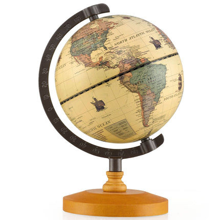 Glob de 14 cm cu suport metalic – Educațional, Geografic