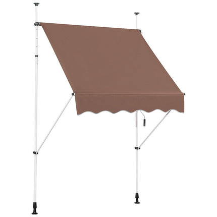 Copertina de balcon reglabilă, rezistentă la UV, de 150 cm
