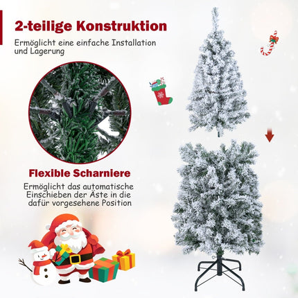 Brad de Crăciun artificial de 150 cm cu lumini LED
