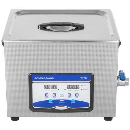15L Ultrasonic Cleaner, 40kHz, Heater and Timer