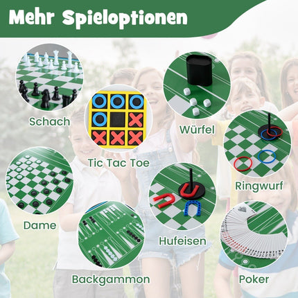 Set de masă multi-joc 15 în 1 cu foosball, biliard, hochei