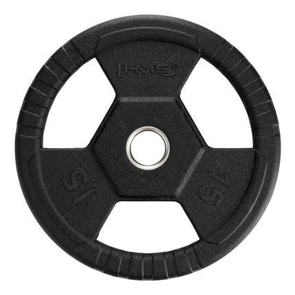 Placă neagră de greutate olimpică de 15 kg