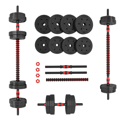 Set de gantere și gantere compozit de 15 kg