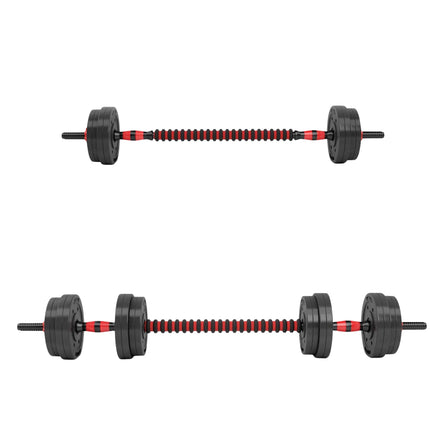 Set de gantere și gantere compozit de 15 kg