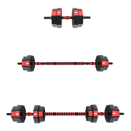 Set de gantere și gantere compozit de 15 kg
