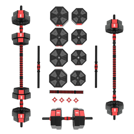 Set de gantere și gantere compozit de 15 kg