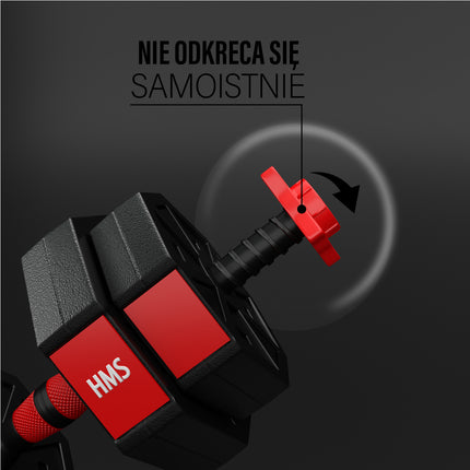 Set de gantere și gantere compozit de 15 kg