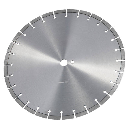 16-Inch Diamond Blade, Wet Dry, 1-Inch Arbor, 12mm Segment
