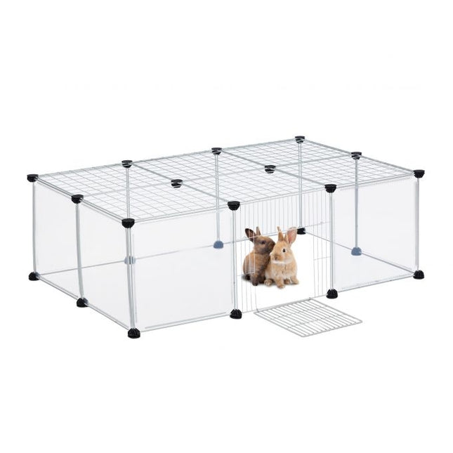 Carcasă din 16 piese pentru animale care se deplasează liber Transparent
