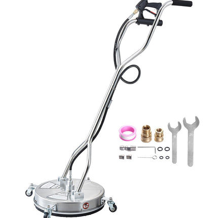 18-Inch Pressure Washer Surface Cleaner, Stainless Steel, 4000 PSI