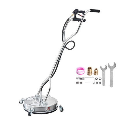 18-Inch Pressure Washer Surface Cleaner, Stainless Steel, 4000 PSI