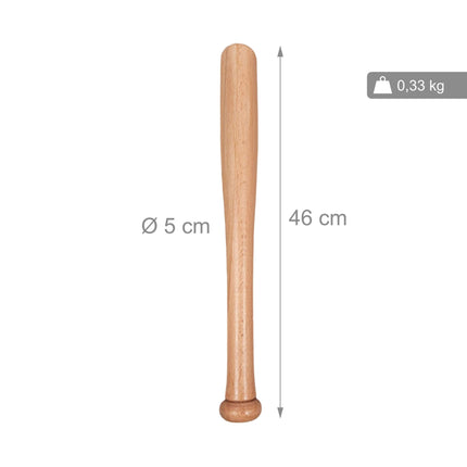 Bâtă de baseball din lemn de 45 cm cu sac de iută