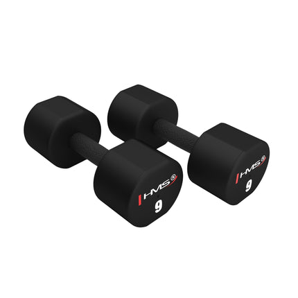 Set gantere din poliuretan de 18 kg