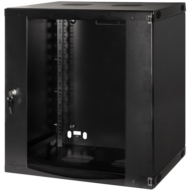 19" Wall cabinet/server cabinet U12 540 x 450 x 595 mm Unassembled Black
