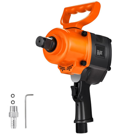 1-Inch Air Impact Wrench, Twin Hammer, 1626 Nm, 6-Speed