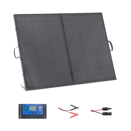 200W Foldable Monocrystalline Solar Panel, 30A PWM, MC4 Output
