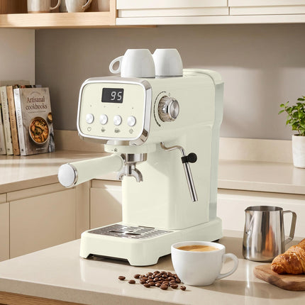 Espressor de 20 de bari cu spumator de lapte, rezervor de 1,2 l