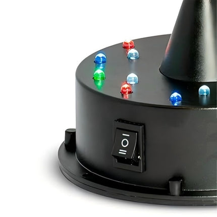 Glob disco de 20 cm cu motor și lumini LED