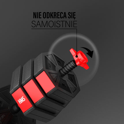 Set de gantere și gantere compozit de 20 kg