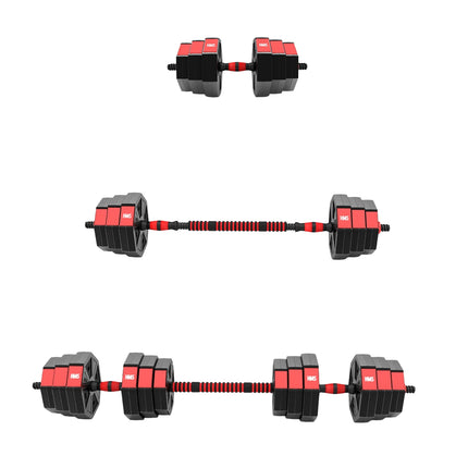 Set de gantere și gantere compozit de 20 kg