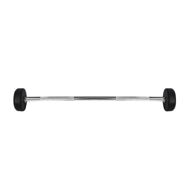Barbell acoperit cu cauciuc de 20 kg - Echipament pentru haltere de sală