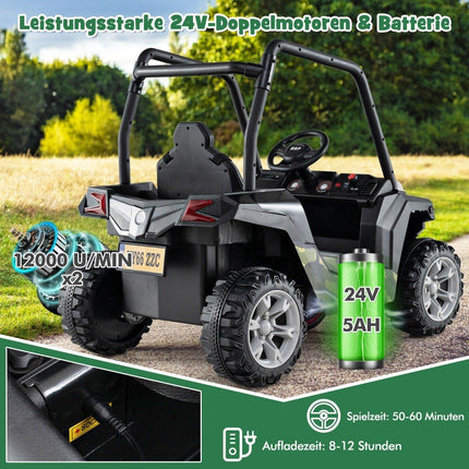 UTV electric pentru copii de 24 V cu telecomandă