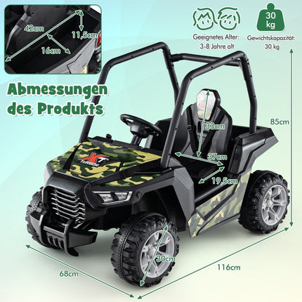UTV electric pentru copii de 24 V cu telecomandă