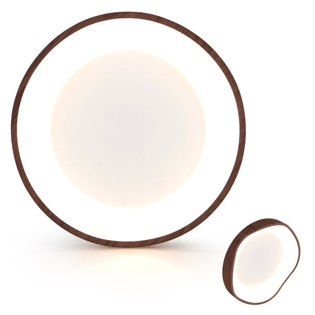 24W LED ceiling light energy saving ceiling lamp with wood grain 41.5 x 10 cm