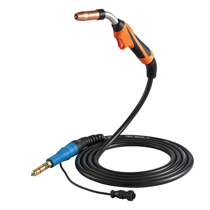 250A MIG Welding Gun, 15 Ft Copper Cable, 11 Tips